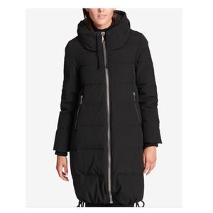 DKNY Women’s Cinch-Hem Down Puffer Coat - Size S